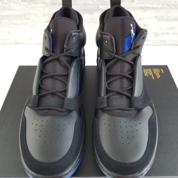 New JORDAN Fadeaway Black Royal Sneakers - Picture 4 of 7